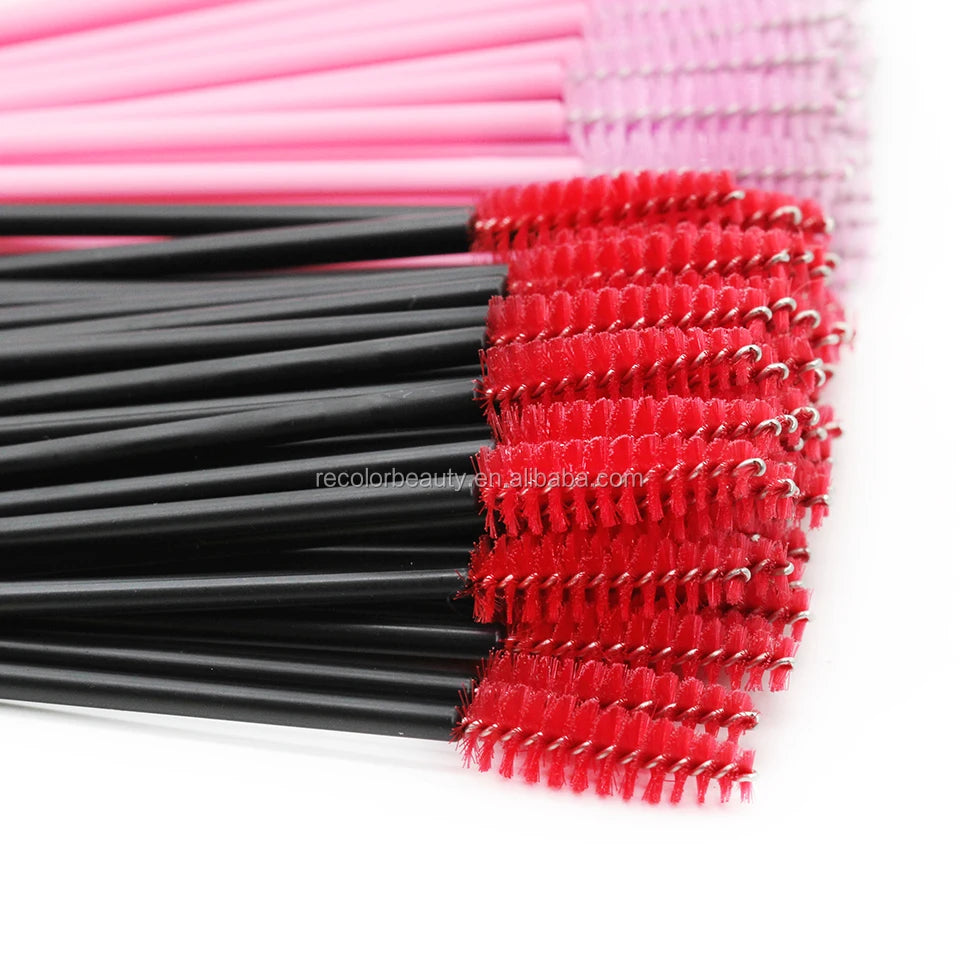 Eyelash Brush, Disposable Eye Lash Brushes, Eyebrow and Mascara Wand, Applicator for Lash Extension
