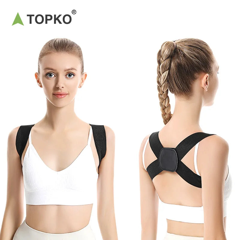 TOPKO in Stock Women Adjustable Posture Back Support Posture Corrector Back Support Hunchback Correction Back Support