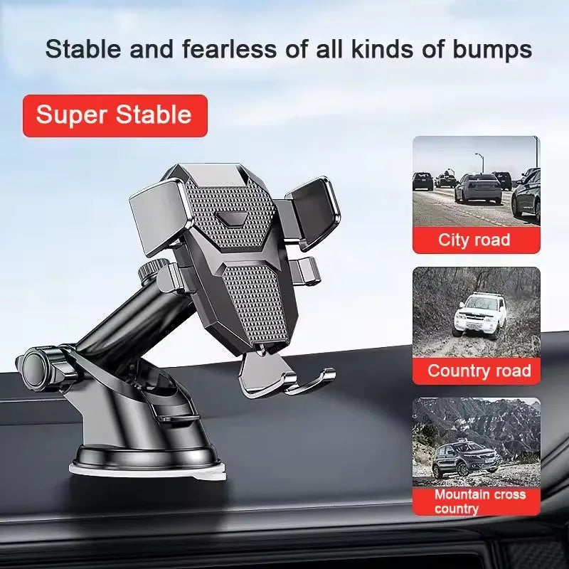 Car Phone Holder, Phone Mount, Cell Phone Holder, Hands Free, Mobile phone Mount for Dashboard, Air Vent