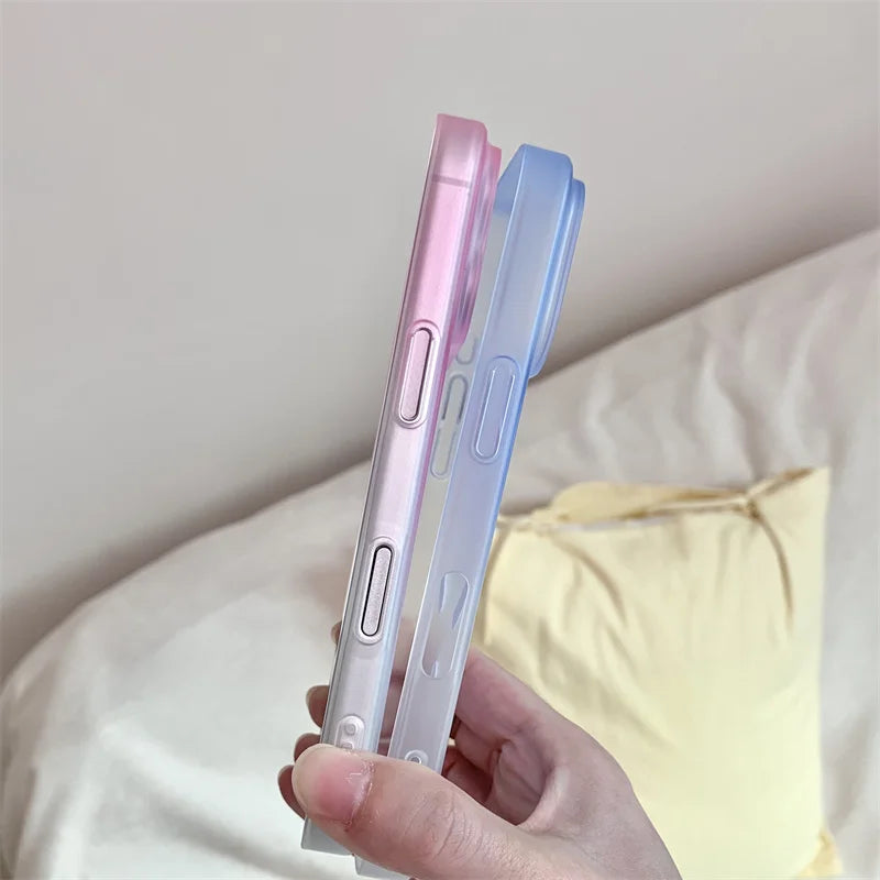 Luxury Gradient Hard PC Mobile Phone case for iPhone 17 Pro 17 Air Magnetic Phone Cover,for iphone 17 case Gradient Color