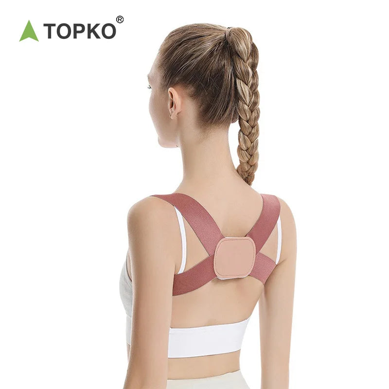 TOPKO in Stock Women Adjustable Posture Back Support Posture Corrector Back Support Hunchback Correction Back Support