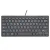 Factory Wholesale Optical Wired USB Keyboard Plug and Play Ultra Thin 78-key Business Mini Keyboard for Desktop Use New