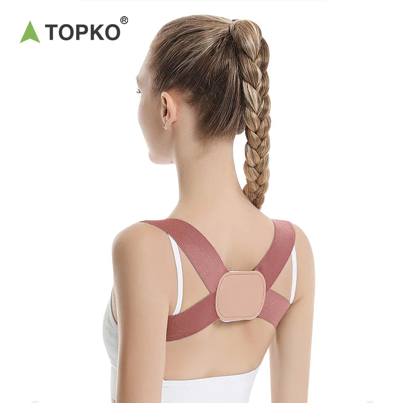 TOPKO in Stock Women Adjustable Posture Back Support Posture Corrector Back Support Hunchback Correction Back Support