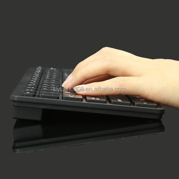 Factory Wholesale Optical Wired USB Keyboard Plug and Play Ultra Thin 78-key Business Mini Keyboard for Desktop Use New