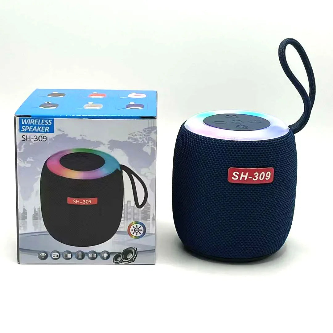 SH-309 Mini Wireless Speakers Party Outdoor Portable Subwoofer Led Color RGB Night Light Small Speaker