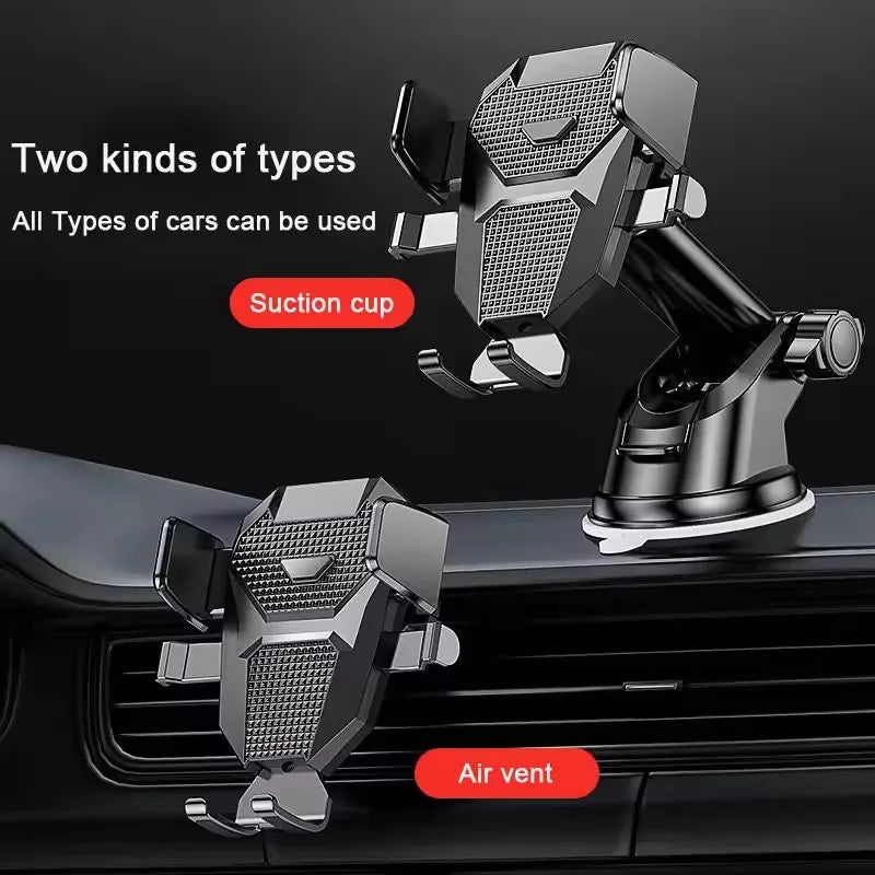 Car Phone Holder, Phone Mount, Cell Phone Holder, Hands Free, Mobile phone Mount for Dashboard, Air Vent