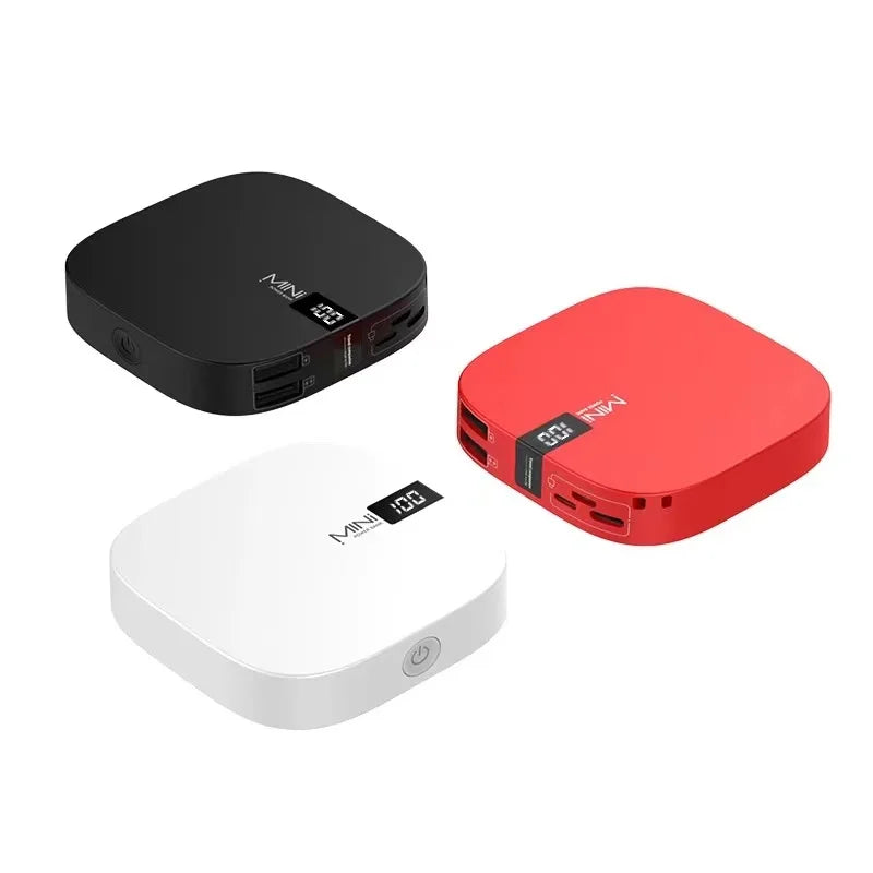 Factory Wholesale 2 USB Portable Slim Power Bank Mobile Phone Charger Portable Mini Q3 Powerbank 10000 Mah With Led Display