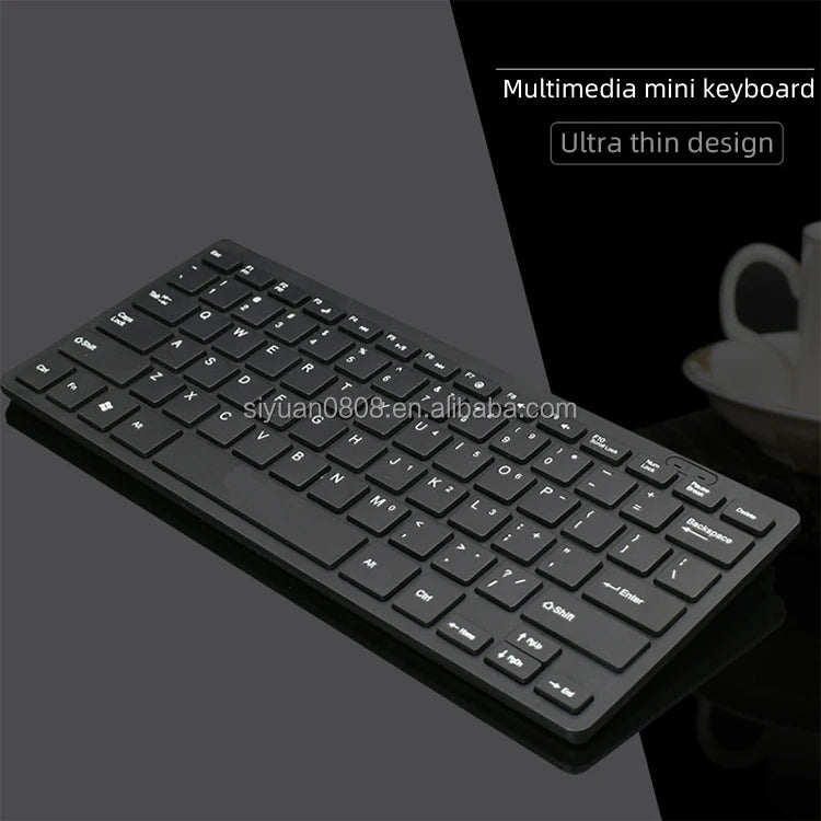Factory Wholesale Optical Wired USB Keyboard Plug and Play Ultra Thin 78-key Business Mini Keyboard for Desktop Use New