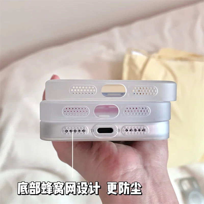 Luxury Gradient Hard PC Mobile Phone case for iPhone 17 Pro 17 Air Magnetic Phone Cover,for iphone 17 case Gradient Color