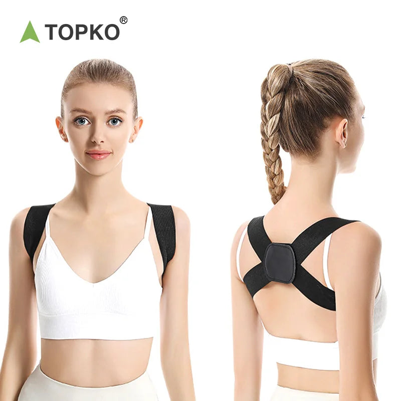 TOPKO in Stock Women Adjustable Posture Back Support Posture Corrector Back Support Hunchback Correction Back Support