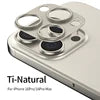 For iPhone 16Pro/16 Pro Max All-Inclusive Camera Lens Cover Tempered Glass Metal Aluminum Protection Film