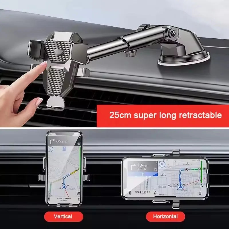 Car Phone Holder, Phone Mount, Cell Phone Holder, Hands Free, Mobile phone Mount for Dashboard, Air Vent