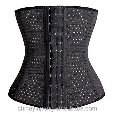 Invisible Waist Trainer, Breathable 4 Steel Boned Invisible, Waist Tummy Trainer Body Shaper Waist Trainer Cincher NBS330