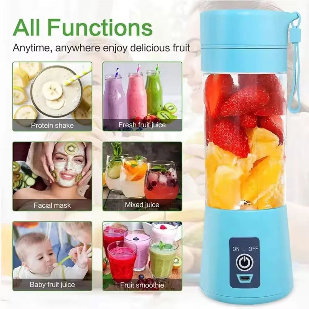 2024 Best Selling Products Rechargeable Fruit Juicer Electric Mini Hand Portable Blender