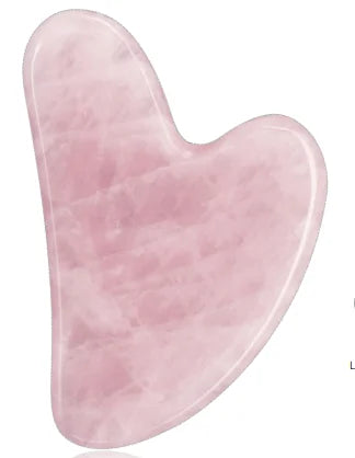 Facial Gua Sha Set, Anti-Aging, Natural Stone, Pink Green Jade, and Amethyst Face Massage Roller for Head Body, Quartz Tools