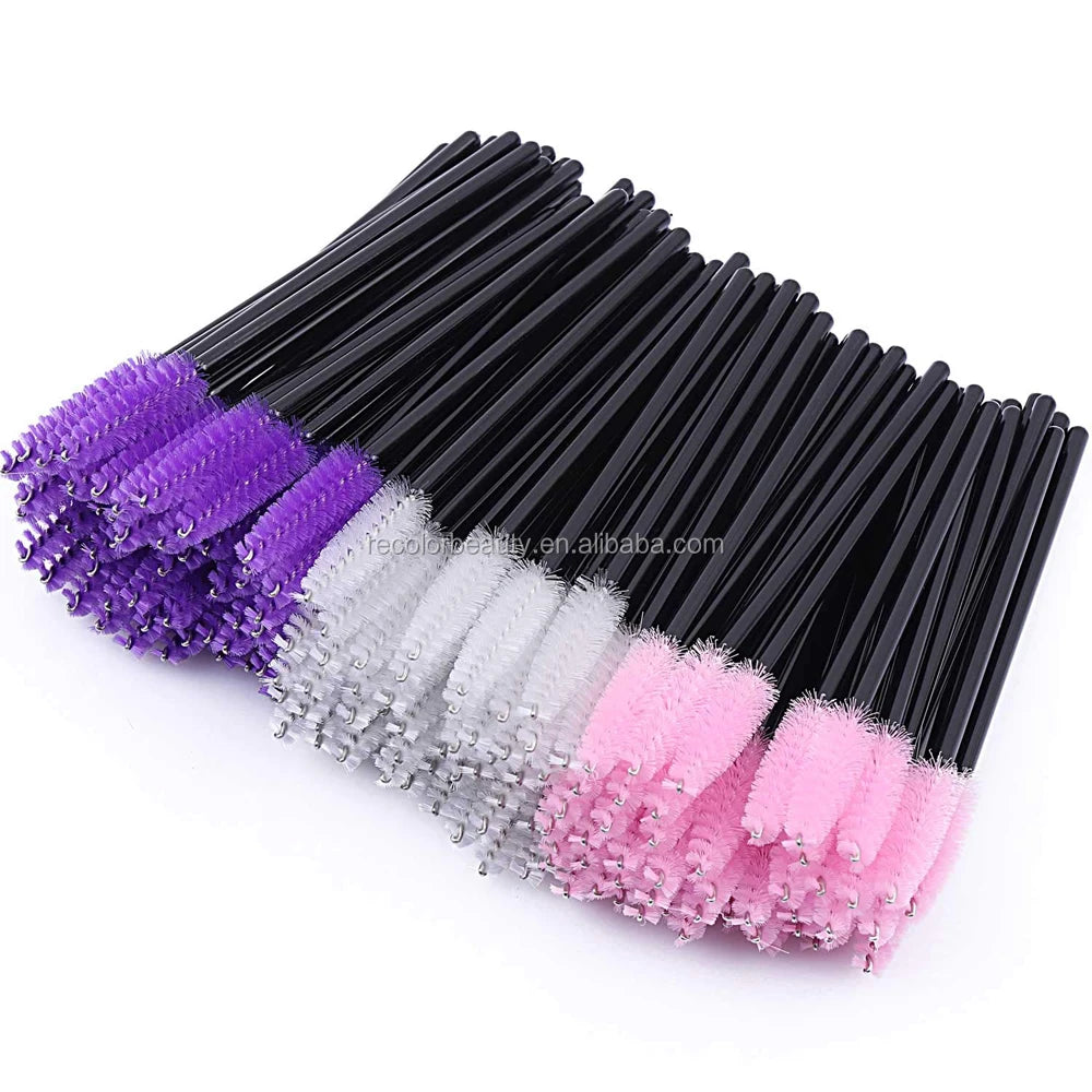 Eyelash Brush, Disposable Eye Lash Brushes, Eyebrow and Mascara Wand, Applicator for Lash Extension