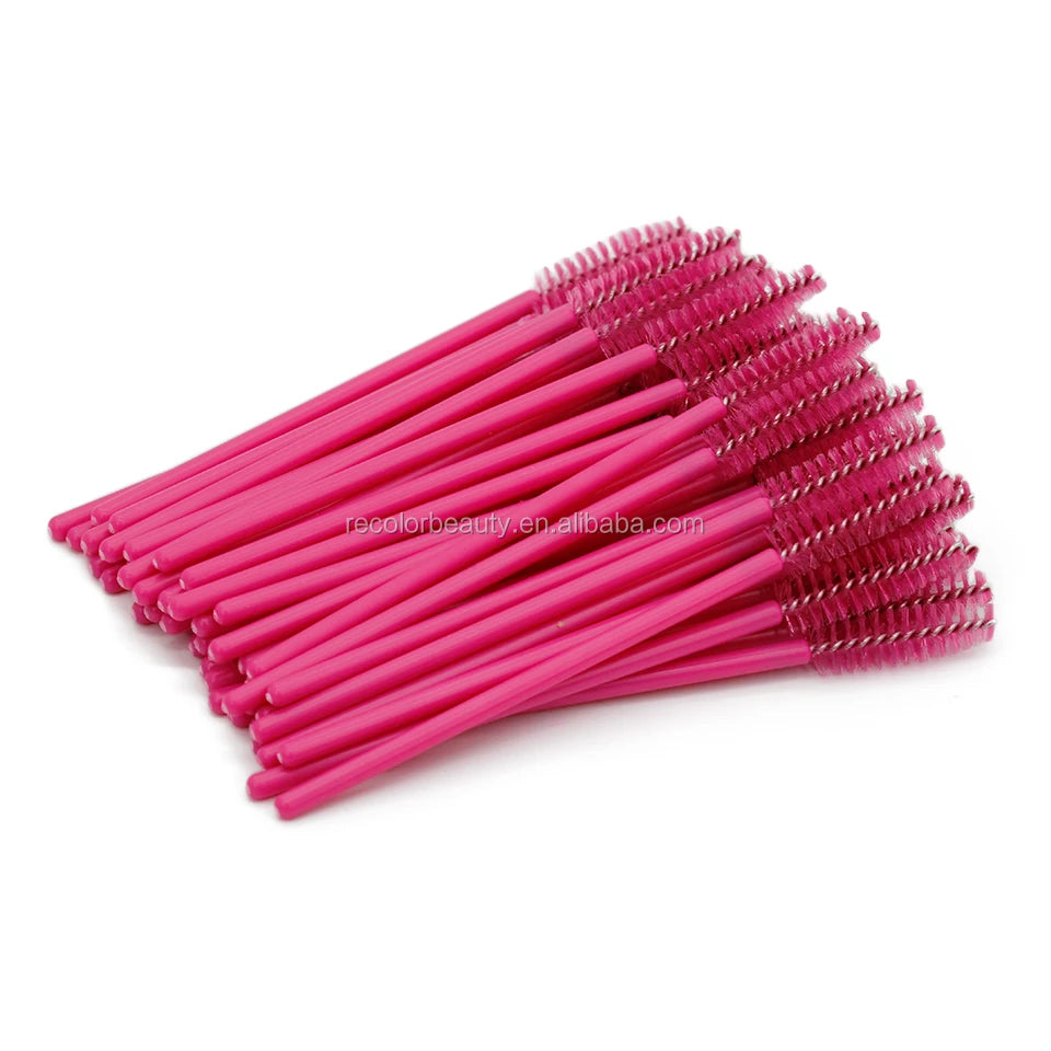 Eyelash Brush, Disposable Eye Lash Brushes, Eyebrow and Mascara Wand, Applicator for Lash Extension