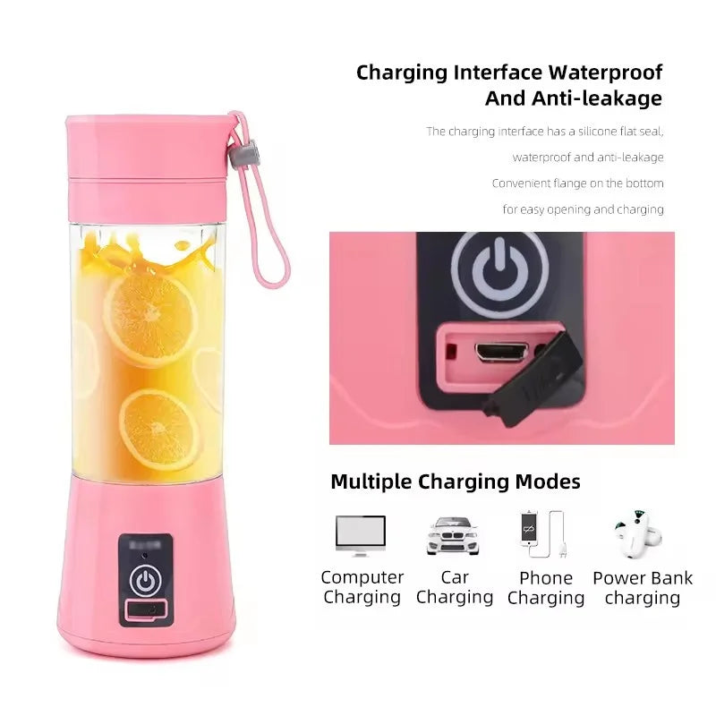 2024 Best Selling Products Rechargeable Fruit Juicer Electric Mini Hand Portable Blender