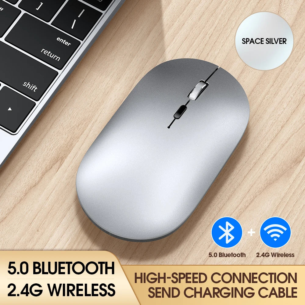 T-WOLF X2 Computer Mouse Wireless 2.4ghz Optical Rechargeable Mouse With USB TYPE C Charging Cable Computer Accessories