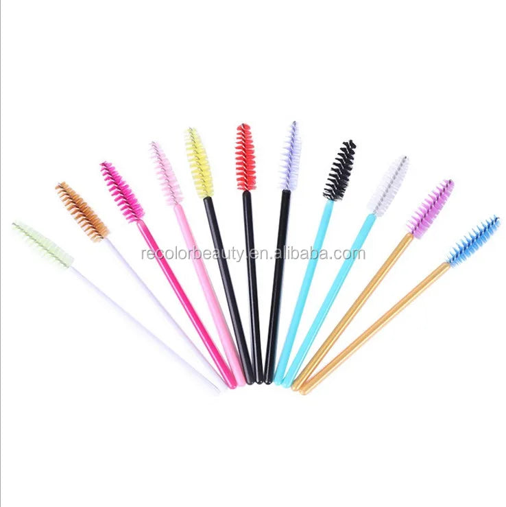 Eyelash Brush, Disposable Eye Lash Brushes, Eyebrow and Mascara Wand, Applicator for Lash Extension