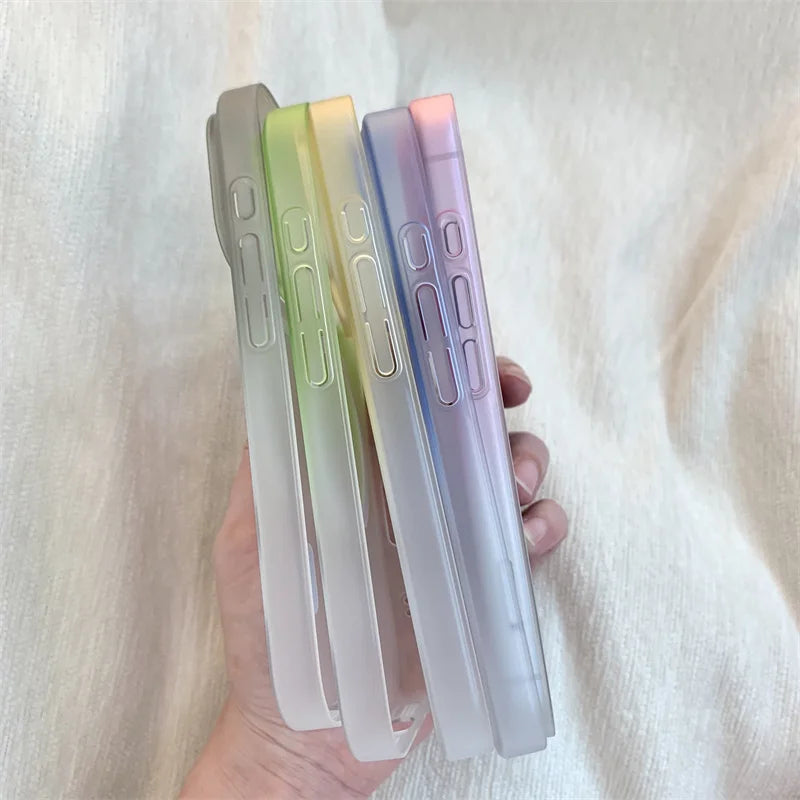 Luxury Gradient Hard PC Mobile Phone case for iPhone 17 Pro 17 Air Magnetic Phone Cover,for iphone 17 case Gradient Color