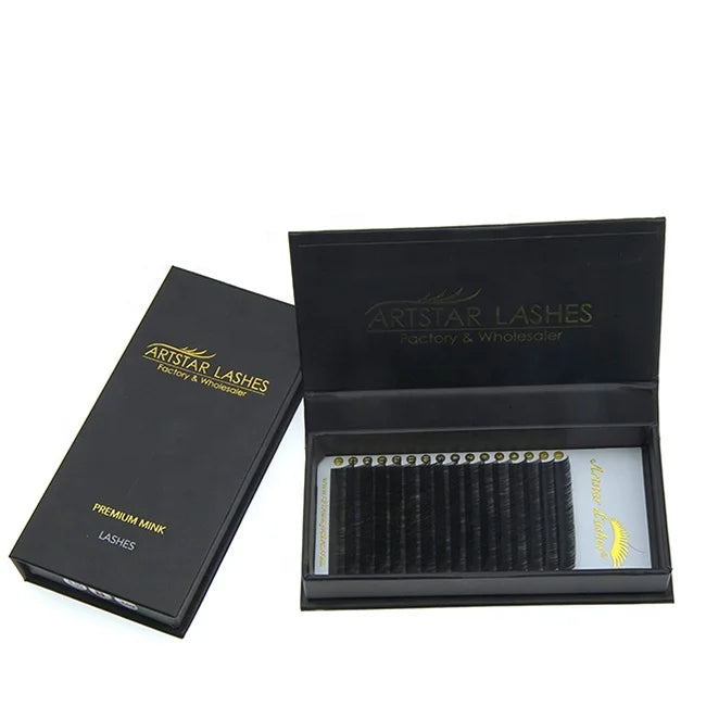 Premium Quality All Size Cashmere  Split Tip Flat Lashes 0.1 0.15 0.20 Soft Eyelash Flat Eyelash